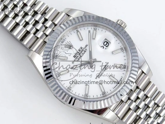 Bracelet Best VR3235 Edition Steel SS 1:1 HGF Dial Datejust 904L on White 41mm 126234 0405